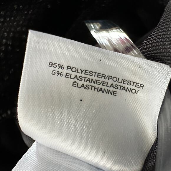 ANNE KLEIN | Long Sleeve Faux Wrap Dress Women's NEW Size 12 Black Shimmer Disco - Picture 11 of 13